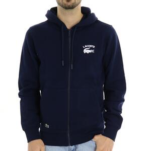 FELPA ZIP BLU